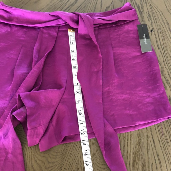 NWT Bisou Bisou Wrap Tie Shorts - Picture 8 of 10